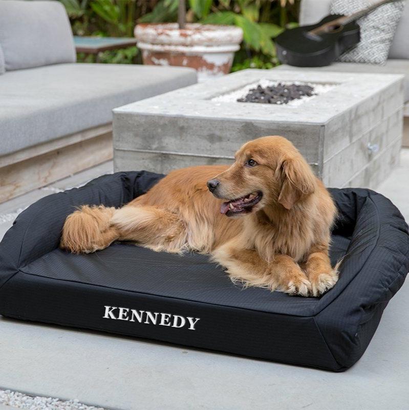 Tough Ripstop™ Rectangle Bolster Orthopedic Dog Bed - Image 21